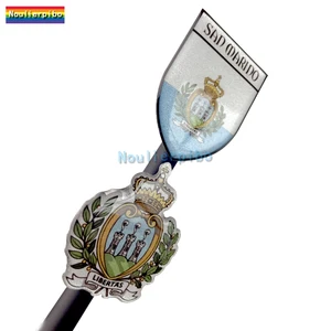 3D Creative Stereo sitzende Aufkleber San Marino Vinyl Effekt Kollisions -Dealque -Auto Motorrad tragbarer Helmtrole 6 Hauptverkäufe San Marino Helm - №1