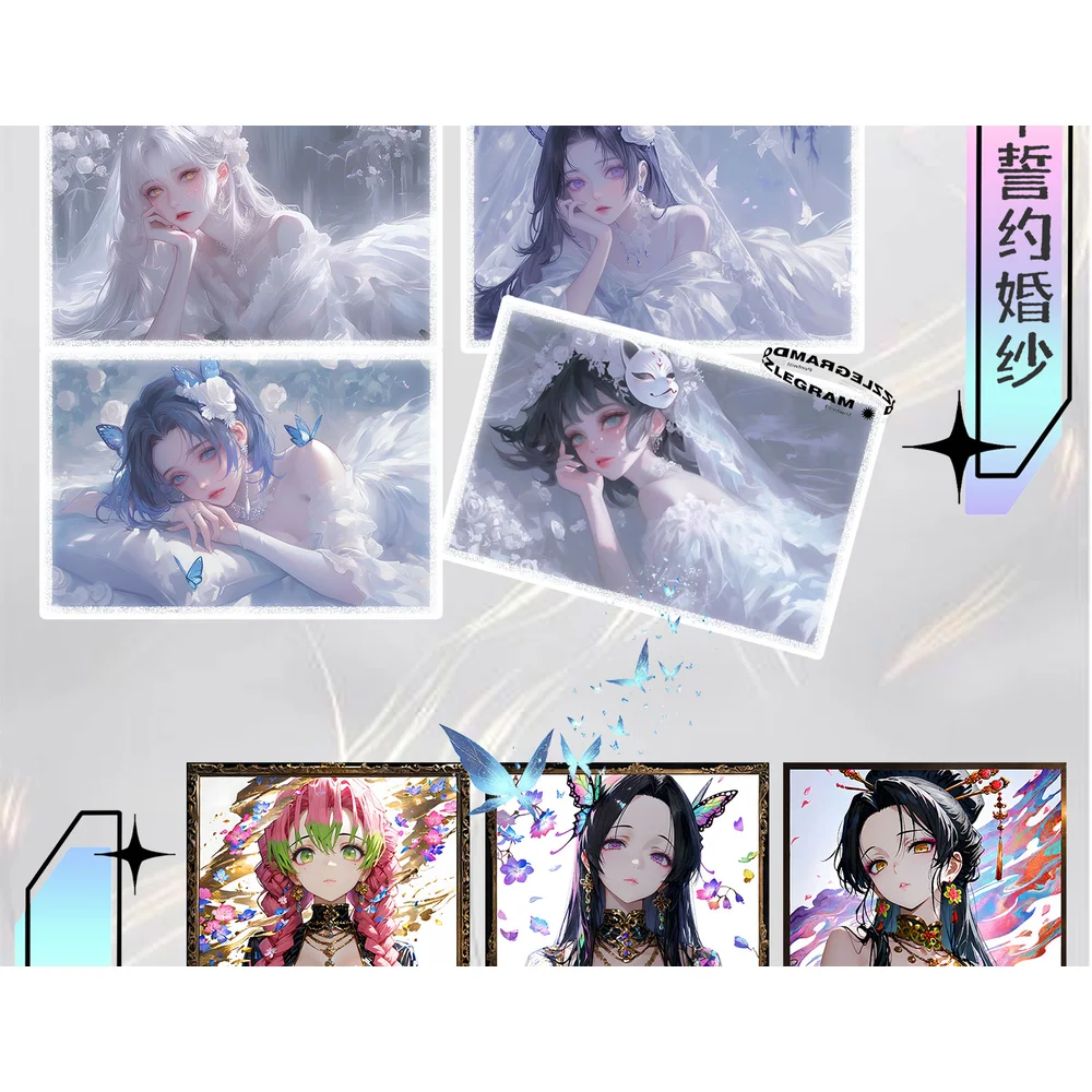 Nouveau Qinglan culture Demon Slayer acrylique tableau d'art anime Demon Slayer carte de Collection Tanjirou Kamado Nezuko personnage jouets cadeau