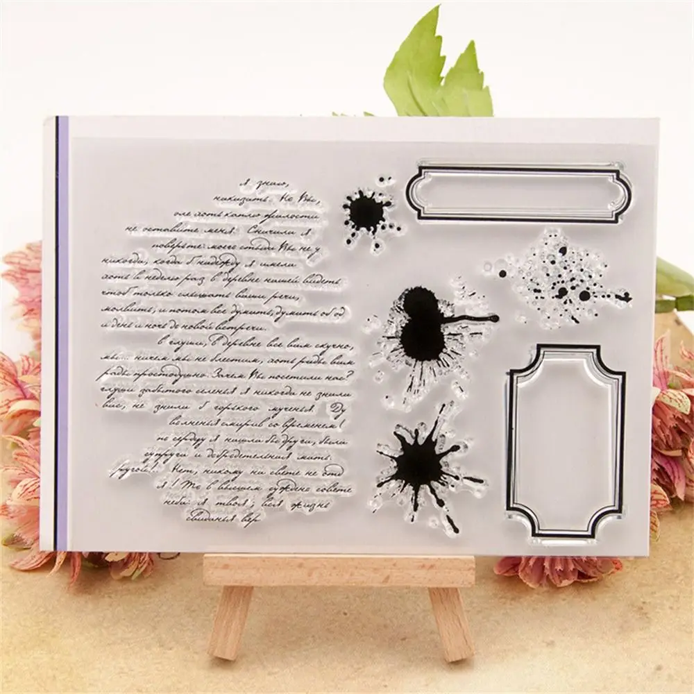 DIY Craft Card Making Month Plan Calendar Pattern Photo Album Stamp Seal Clear Stamps Silicone Seals Transparent Stamps