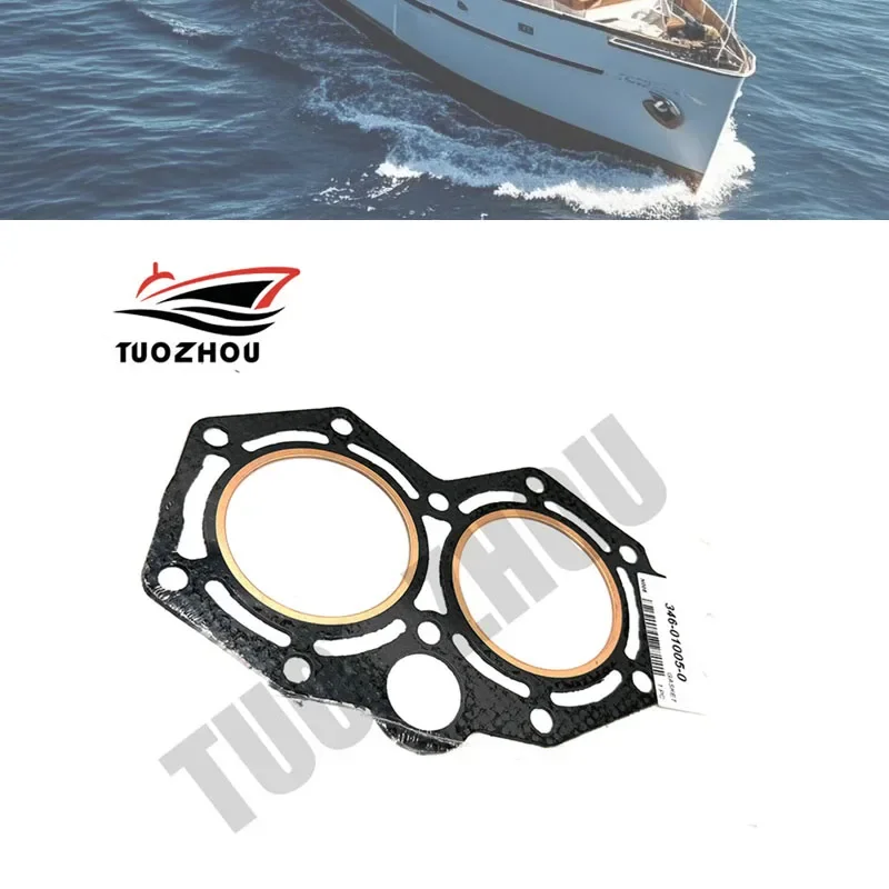 Gasket Cylinder Head 346-01005   For TOHATSU NISSAN Outboard Engine 25HP 30HP 2 stroke outboard motor 346-01005-1 346-01005-0
