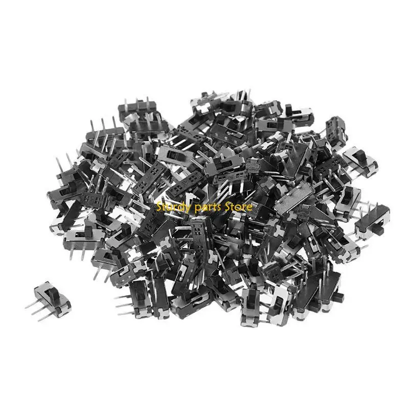97qc 25pcs/set msk-12d19 spdt 1p2t 3 pin pcb switch أفقي الشريحة