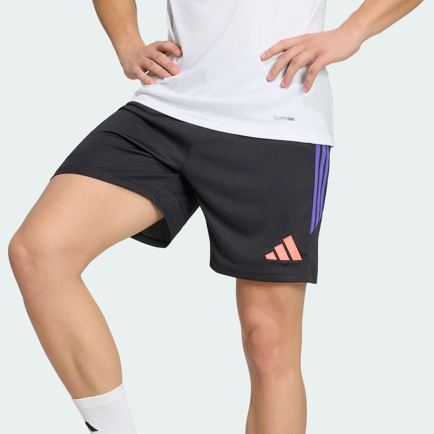 Adidas genuine summer men's sports simple embroidered training shorts KS0301