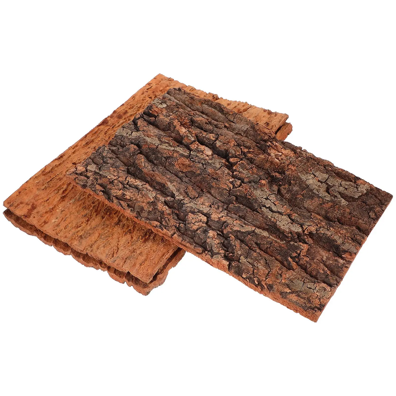

3PCS Climbing Bark 30x20cm Natural Decor Realistic Realistic Tree Bark Background Reptile Platform Pet Supplies