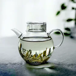 200ml Heat Resistant Small Glass Teapot Household Mini Green Tea Pot Single Person Kungfu Tea Set Accessories Tea Maker