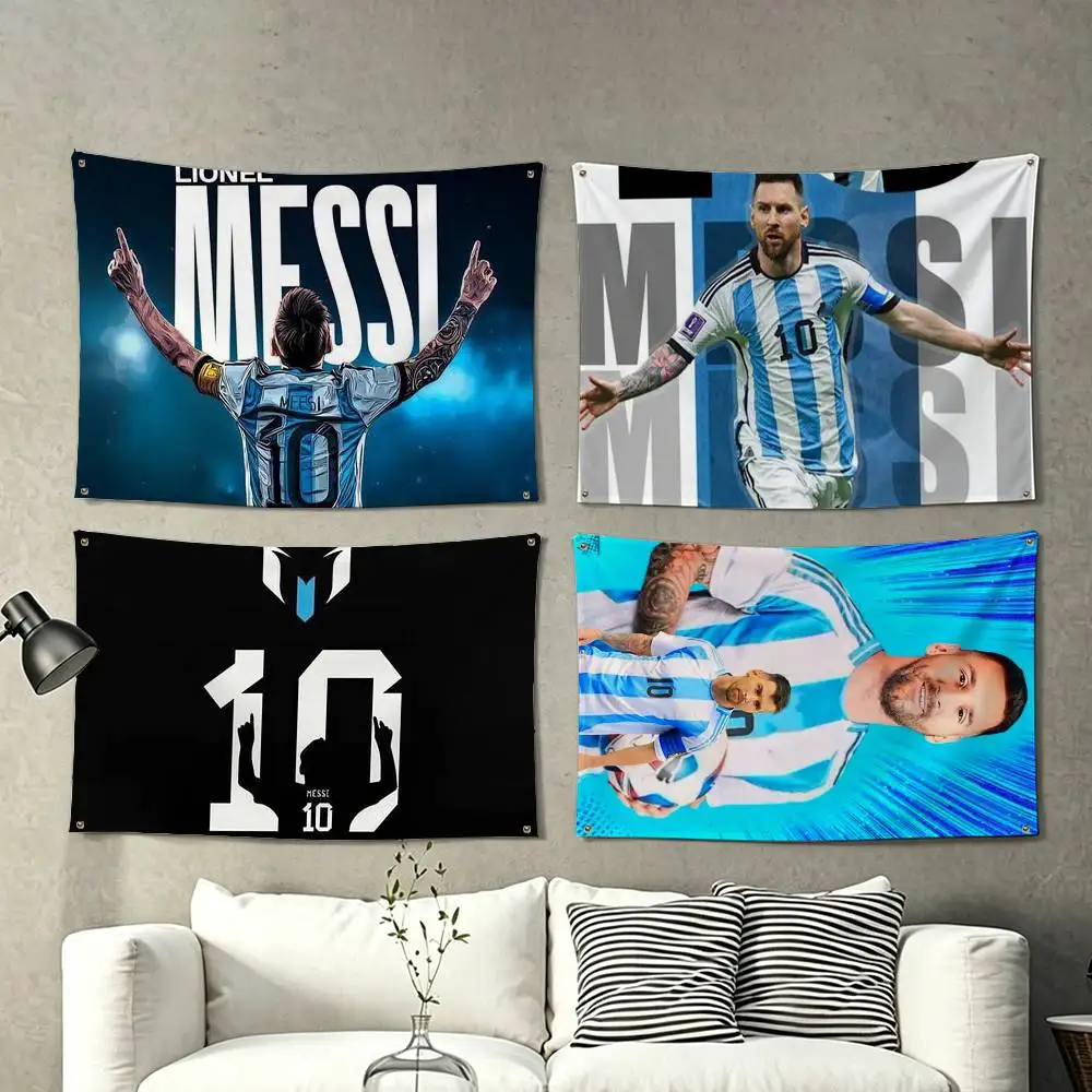 Football Lionel Messi-10 Flags Wall Hanging Tapestry Outdoor Garage Room Decorative flag Background Blanket