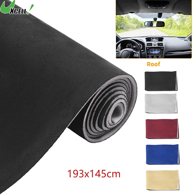 

Uxcell Universal Headliner Fabric Suede Fabric for Car Truck RV SUV Boat 193cmx145cm Interior Trim DIY Roof Repair Replacement