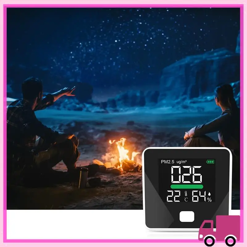 

Compact DM103B Portable Digital Air Quality Detector PM2.5 CO2 Tester Portable Digital Air Quality Detector