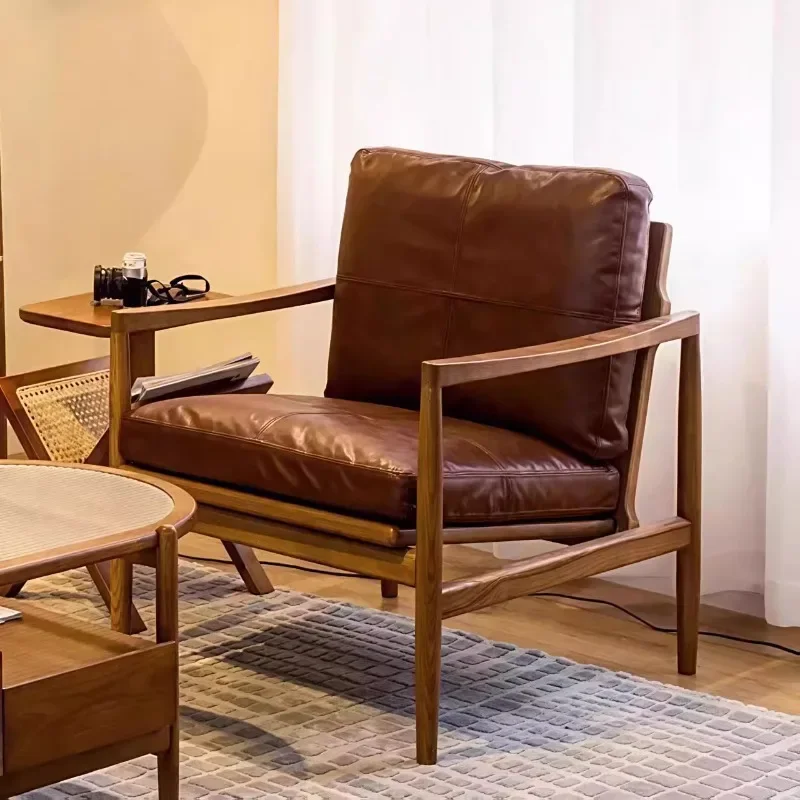 

Decor Brown Living Room Chairs Classic Designer Wooden Relaxing Living Room Chairs Nordic Cozy Sedie Sala Da Pranzo Furniture