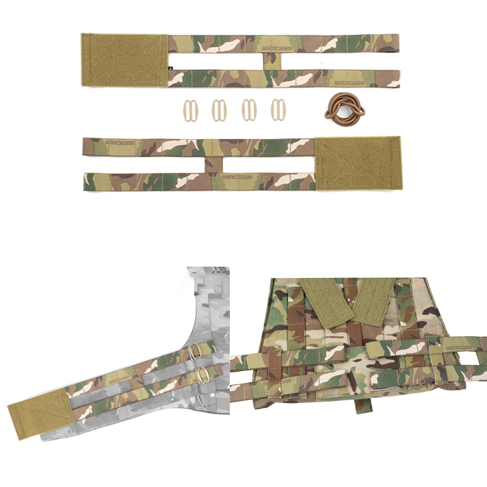 AVS Vest Tactical CP Style 2-Band Skeletal Cummerbund Set Molle Side Waist Cover Waist Seal Airsoft UA59