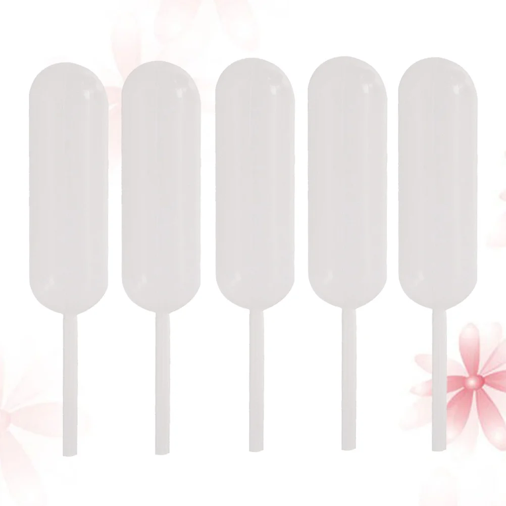 50 قطعة 4 مللي ماصات قطارة مربى بلاستيكية شفافة لنقل السوائل أدوات خبز آمنة وغير سامة موزع لوازم المطبخ #2