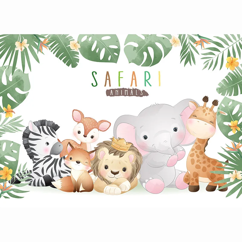 Sheng yongbao Neugeborenen Baby Geburtstags zeremonie Originalität Kulissen Prop afrikanischen Dschungel Fotostudio Fotografie Hintergrund WR-01