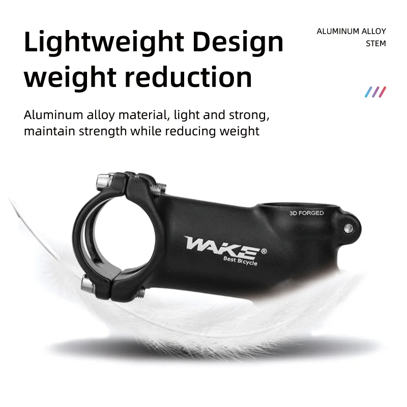 ويك MTB جبل النار الدراجة الجذعية 7 درجة سبائك الألومنيوم ل الطريق دراجة دراجة اكسسوارات BMX الدراجات 35 مللي متر 45 مللي متر