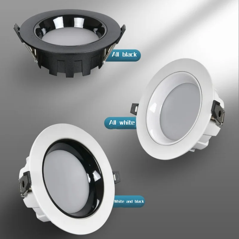 Picture 3: Ultra-thin LED Smart Downlight Tuya Zigbee Bluetooth DALI 0-10V 3CCT SMD Anti-glare Embedded AC110V 220V Clothing Store Lighting