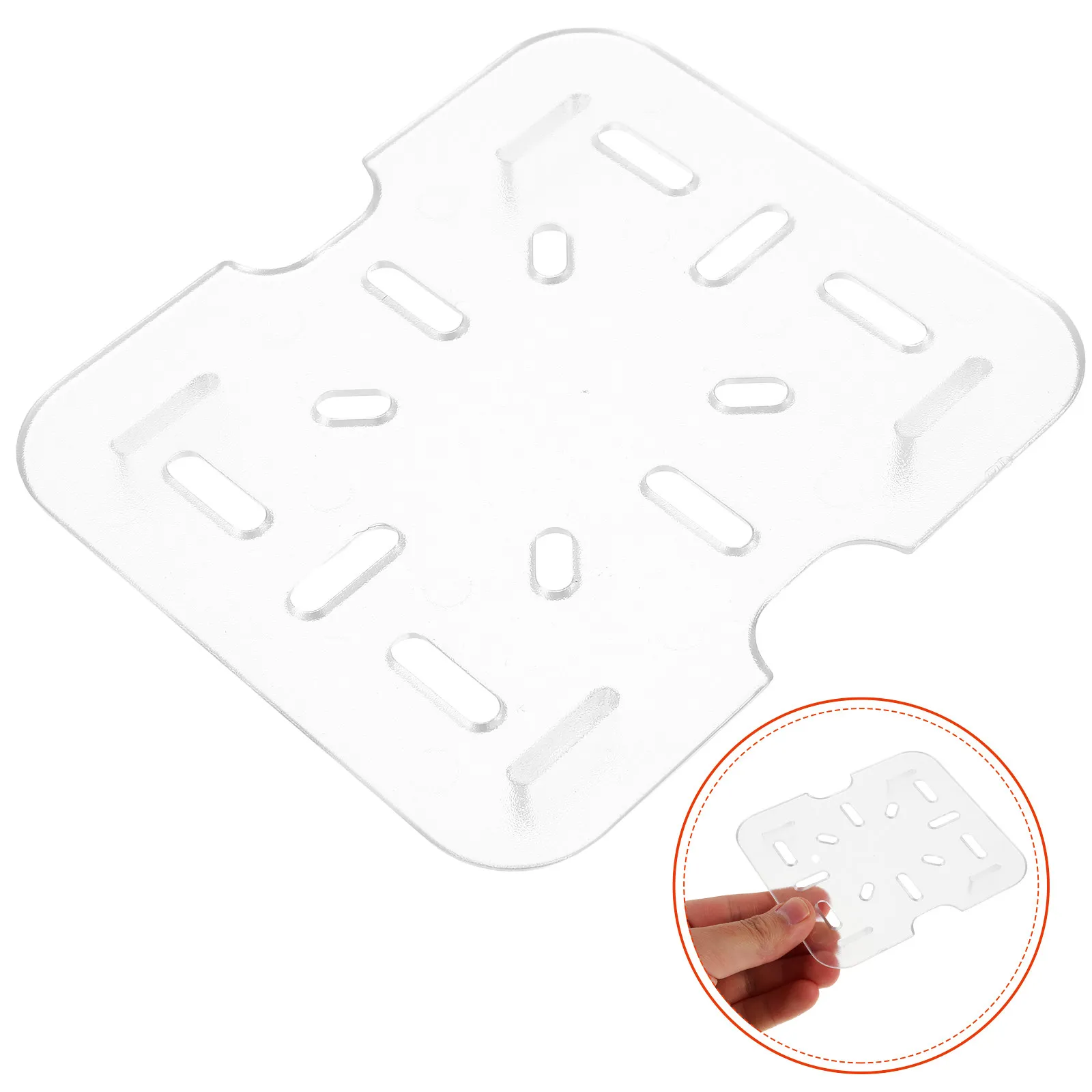 2Pcs Universal Kitchen Drain Board Transparent Plastic Vegetable Fruit Draining Tray Multi-Use Shelf Vegetable Drain Shelf Board