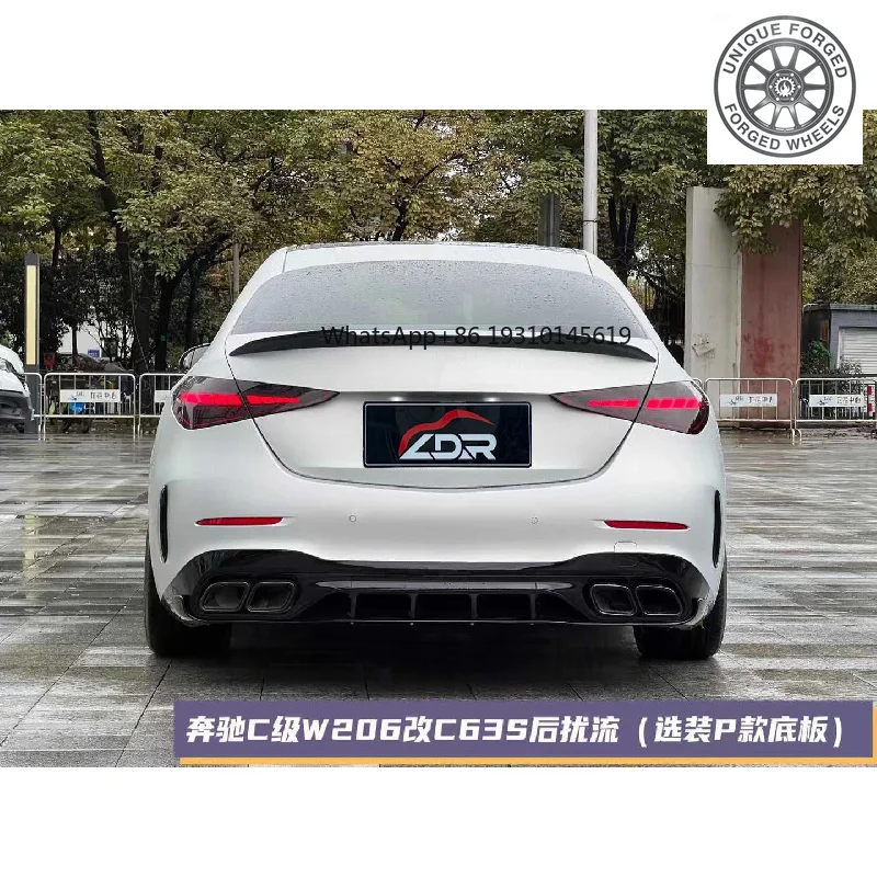 

Kit carrosserie for classe C W206 2022 + mise à niveau vers C63 2025 1:1 Kits carrosserie style large pare-chocs