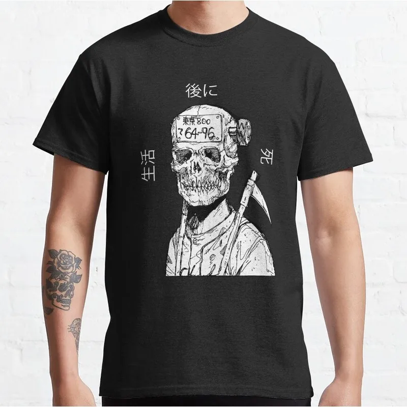 Ebisu Simple Goth Metal Death Dorohedoro Caiman Anime T shirt kaiman Manga Gothic Comics Graphic Clothes Y2K Clothes S-6XL