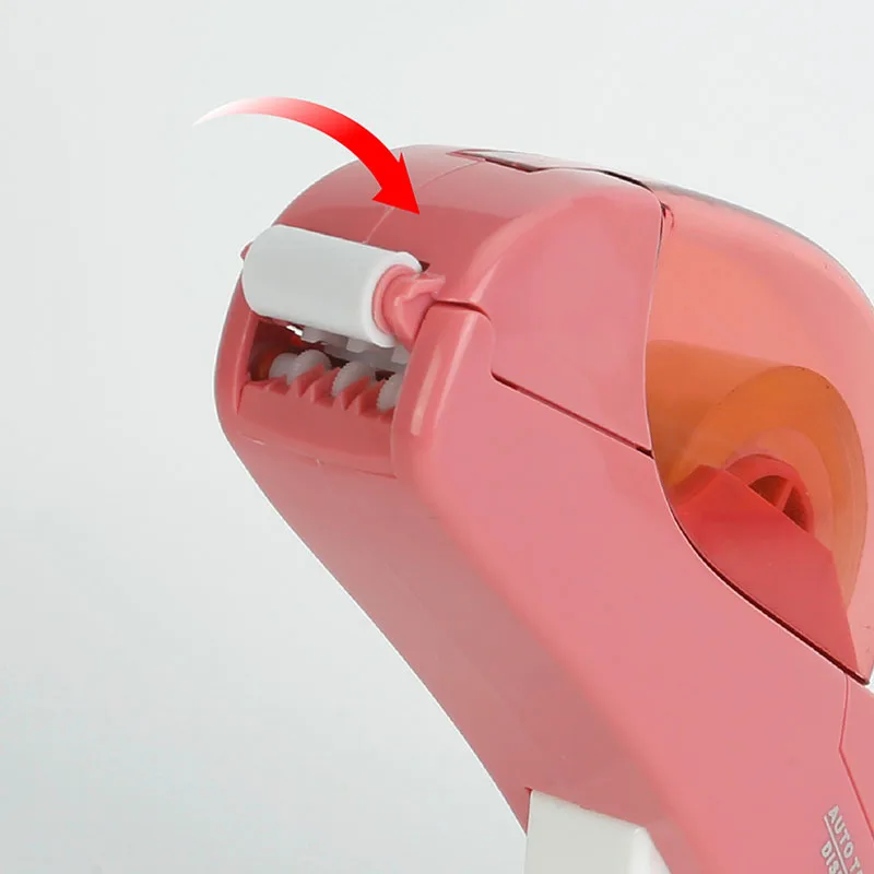 Odpowiedni do rękodzieła, automatyczny dozownik taśmy do pakowania prezentów rodzinnych, nie wymaga baterii, z 2 rolkami taśmy gratis.