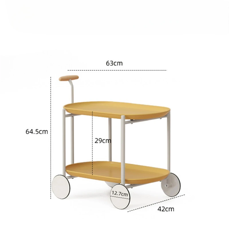 2024 New Model Living Room Coffee Table End Sofa Side Cabinet Movable Bedside Table Simple Mini Bedside Entryways 짱구테이블 Moveis image 6