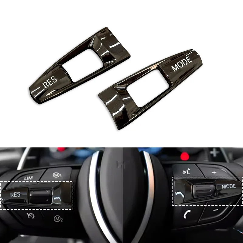 Auto Lenkrad RES MODUS Taste Abdeckung Für BMW F10 F11 F30 F31 F34 F01 F02 F07 F06 F12 F25 F26 F15 F16 M2 M3 M4 M5 X5M X6M