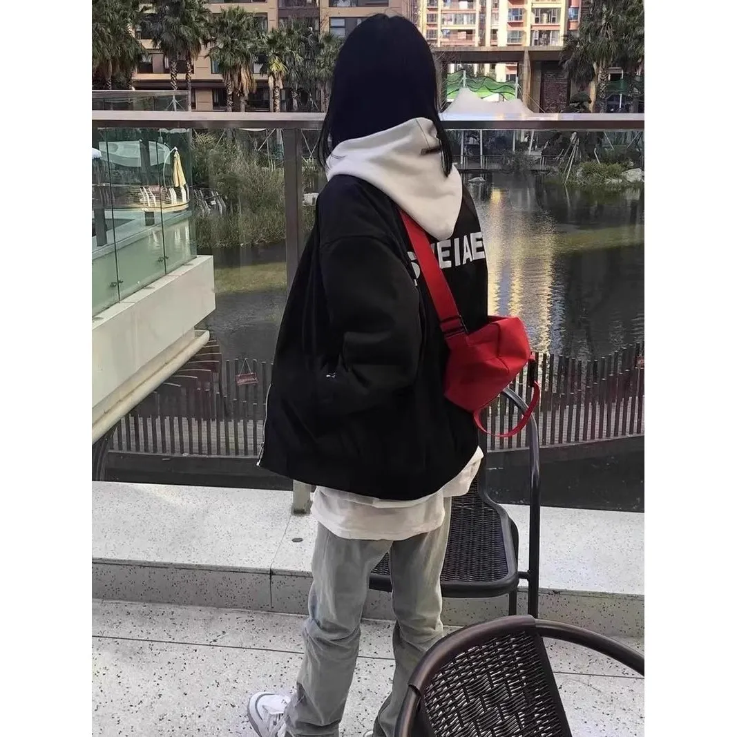 

Повседневная бейсбольная майка American Sle, весна-лето, новая свободная тонкая верхняя одежда для пар, ветрозащитная подставка с принтом