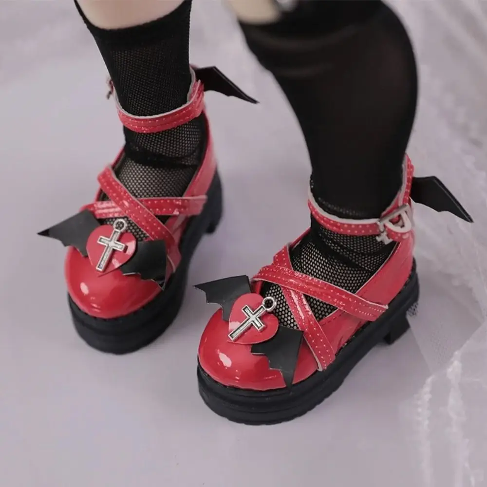 BJD Doll 1/4 Bjd Doll Shoes Mini Cute Doll Small Leather Shoes Plastic Thick 1/4 BJD Doll Leather Shoes Doll Lover