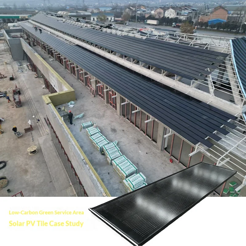 BIPV Solar Photovoltaic Tiles-Waterproof Heat-Insulating Fully Integrated Building Villa Roof Tiles Built-In Photovoltaics