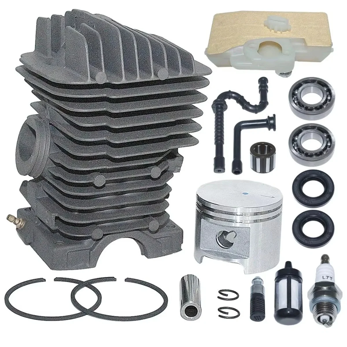 Комплект поршня цилиндра ABLG 46 мм для деталей бензопилы 029 MS290 039 MS390 с подшипниками прокладки сальника