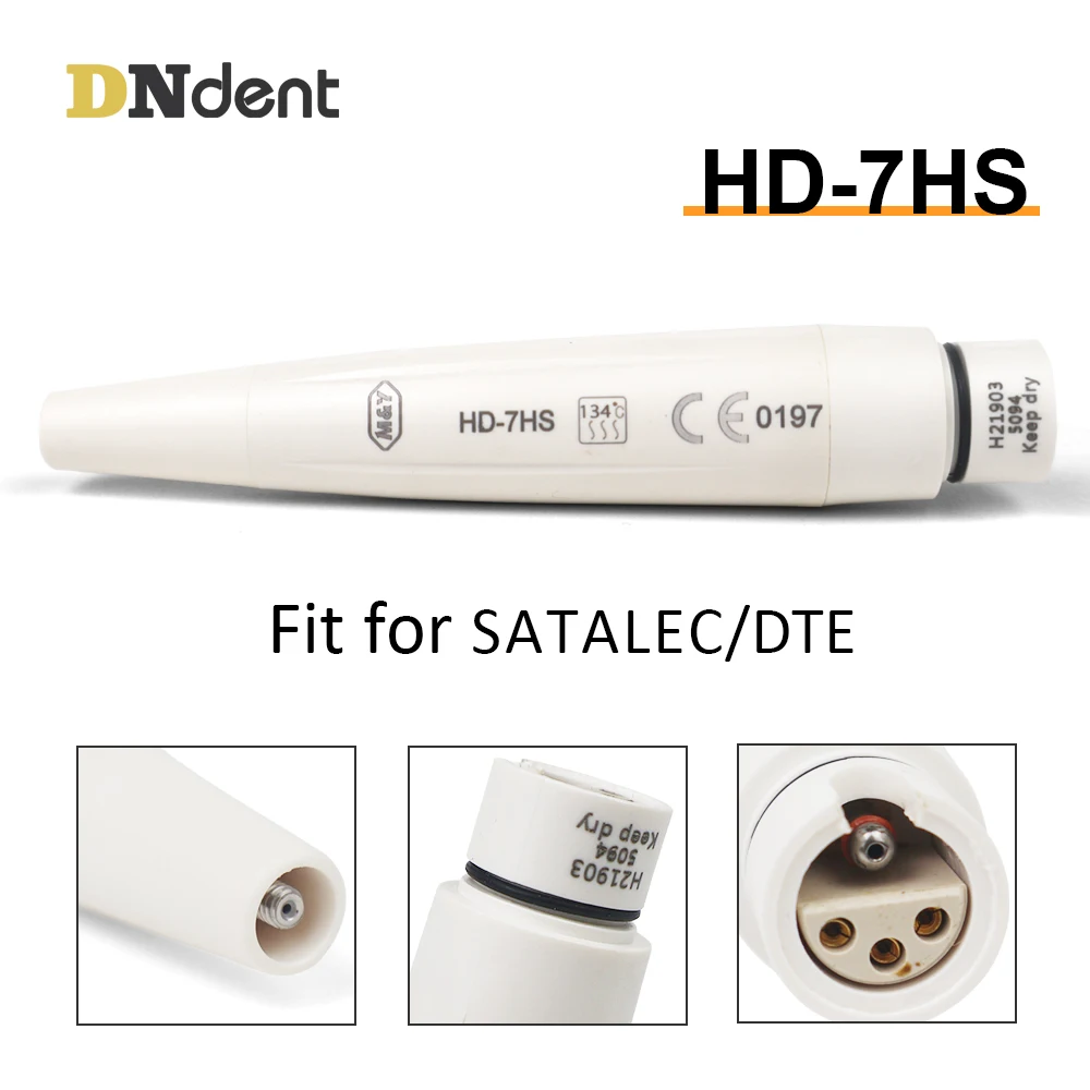 

Стоматологический наконечник ультразвукового скалера HD-7HS, совместимый с Satelec ACTEON Suprasson P5, автоклавируемый