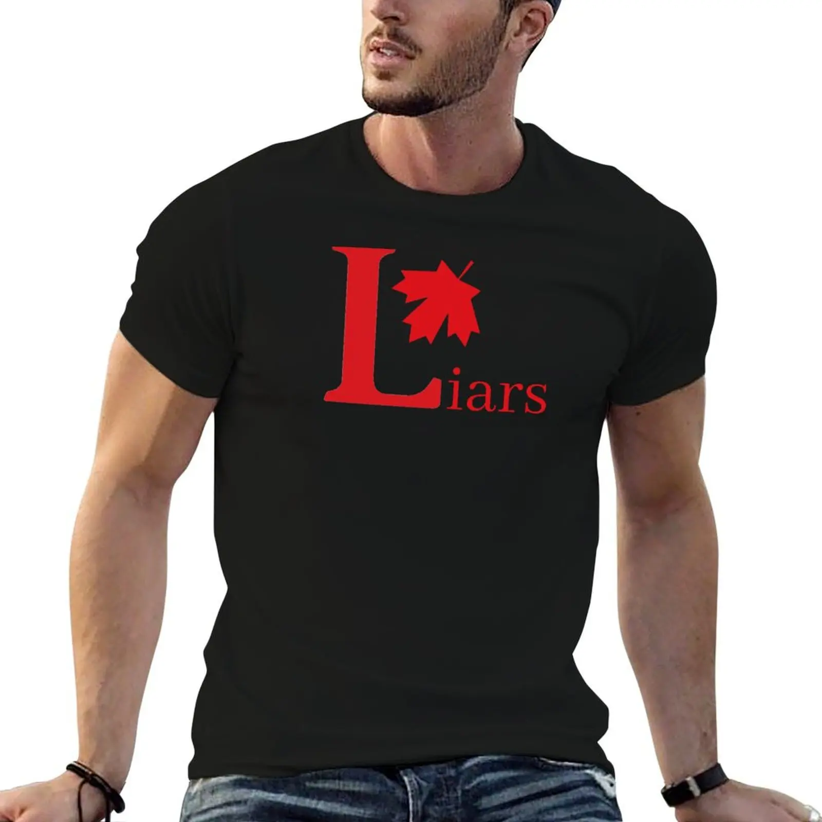 

Liberal Liars Canada T-Shirt t shirt for man cotton t shirts man 100% anime t shirts for man T-shirt