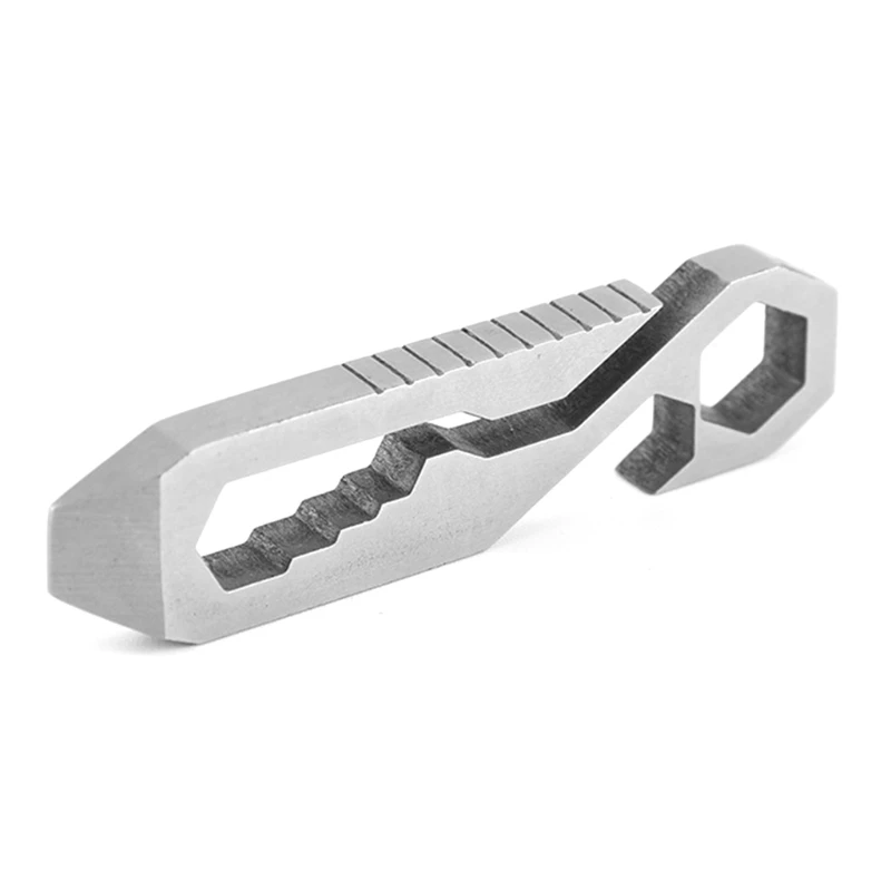 

Outdoor Multitool Camping Equipment Stainless Steel Gadget Keychain Supplies Wrench Bottle Opener Allen Wrench