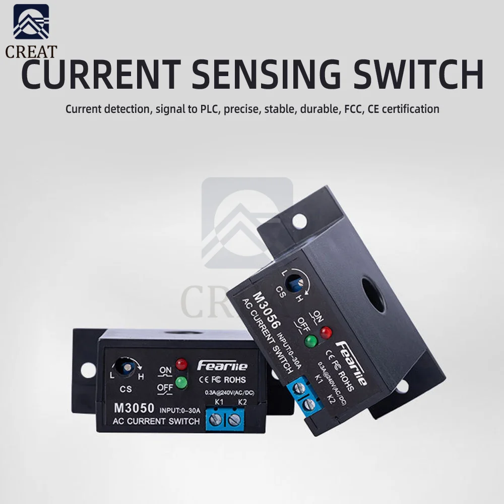 Датчик обнаружения тока M3050 M3056, детектор переменного тока, трансформатор управления, датчик индукции, связь 0,2a-30A