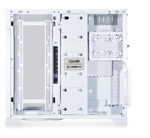 Neues Full Tower-Computergehäuse LIAN LI O11 VISION Schwarz-Weiß-Silbergehäuse Full Tower Gaming-PC-Gehäuse