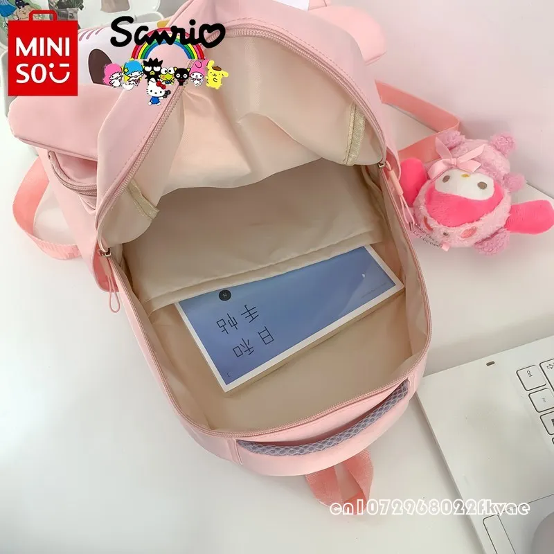 Sanrio New Student School Bag zaino da donna alla moda di alta qualità Cartoon Versatile zaino da donna Casual di grande capacità