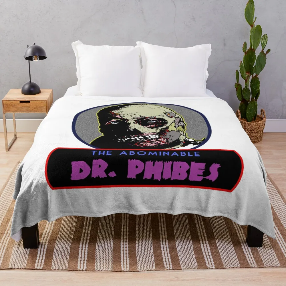 

Mens Womens Great Model Phibes Has Great Vibes Vintage Retro Throw Blanket Soft Cozy Blanket for Pet Kids Adults
