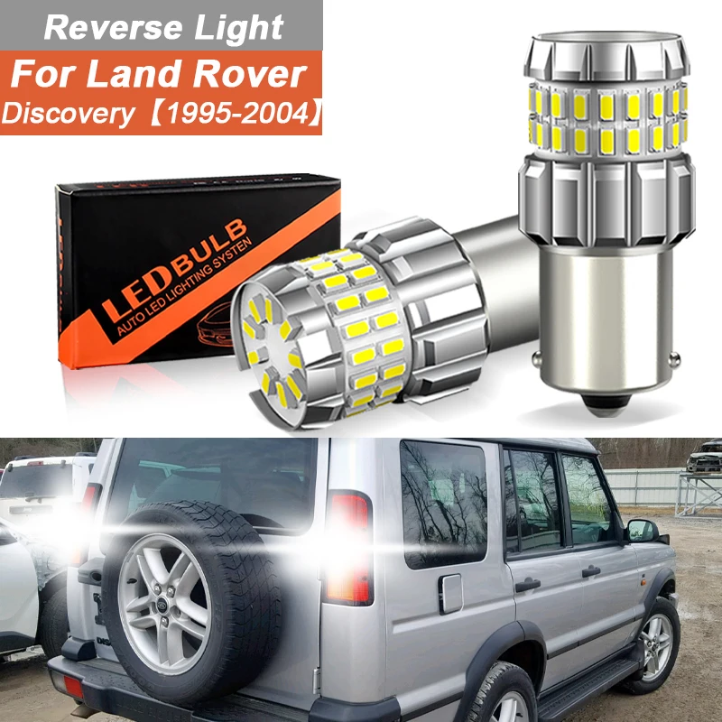 

2 шт., задние фонари Canbus светодиодный 1156 P21w Ba15s 60SMD 4040 для Land Rover Discovery 1995-2004, сигнальная автомобильная лампа 12 В, аксессуары