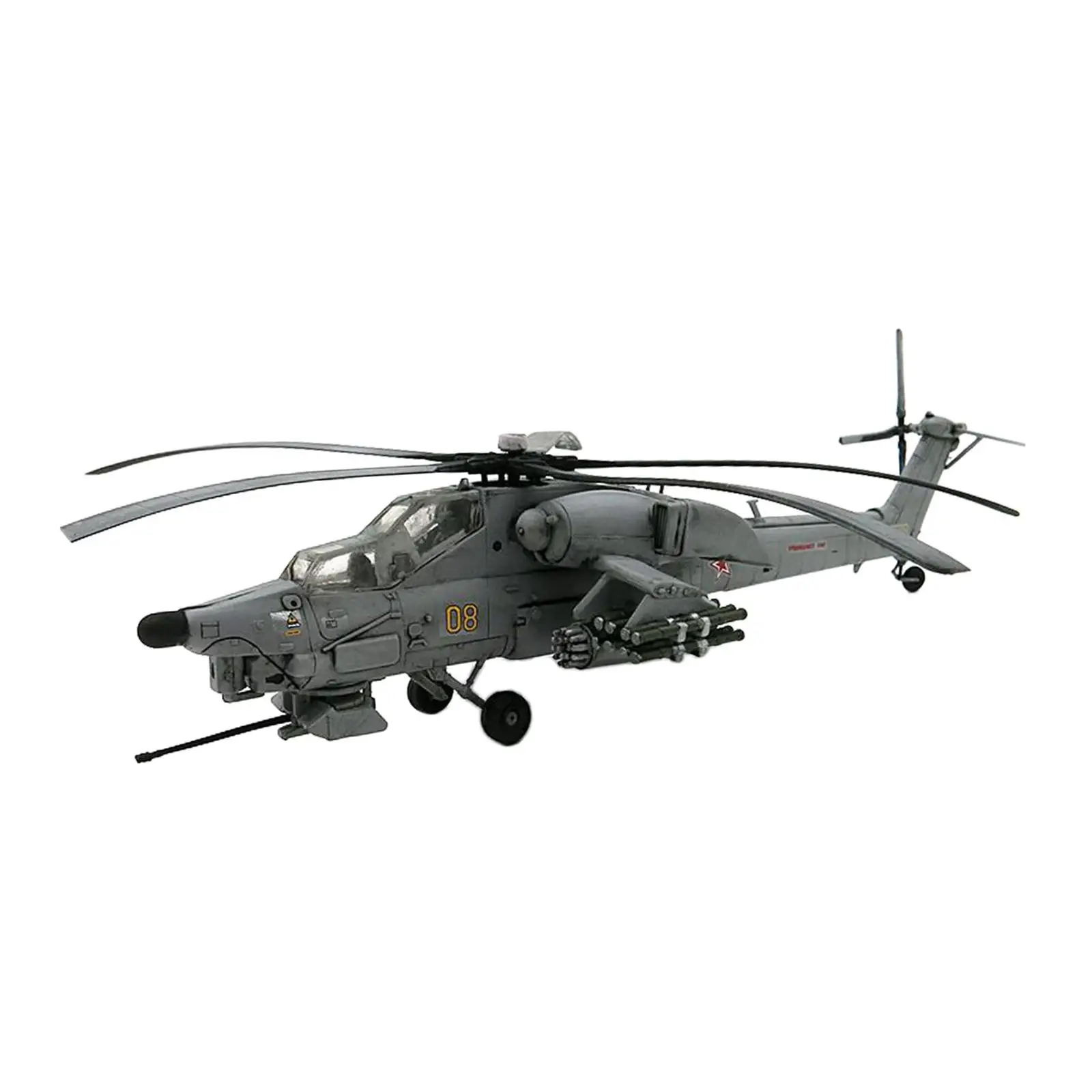 1/72 DIY Mi 28 Havoc Anti Tank Helicopter Model Miniature Airplane Model