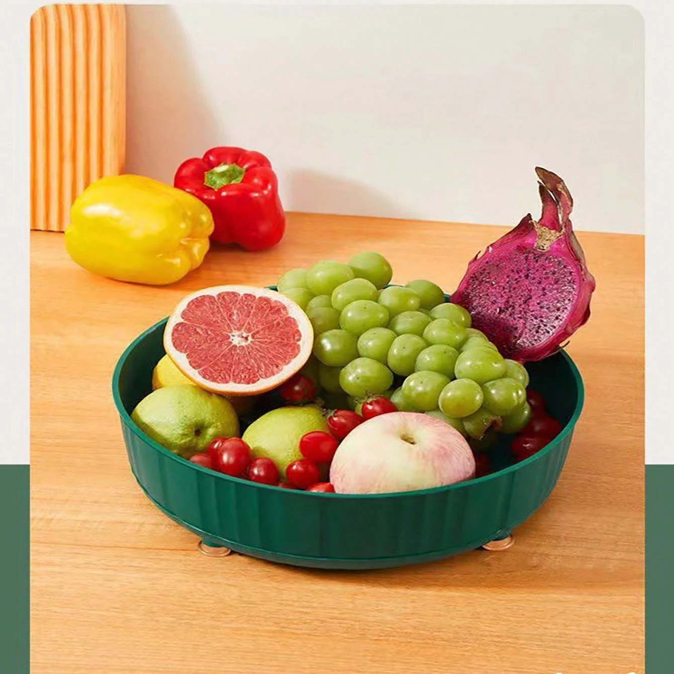 1 قطعة 360 ° رف تخزين بهار الصلصة والخل الخاصة للمطبخ، رف تخزين بهار متعدد الوظائف، خفيف luxu #3