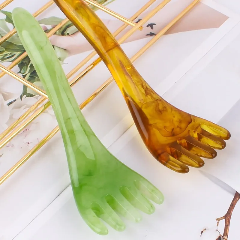 

Resin Five Claws Scalp Back Massager Head Scratcher Protable Head Massager for Deep Relaxation Can Every Part of The Body
