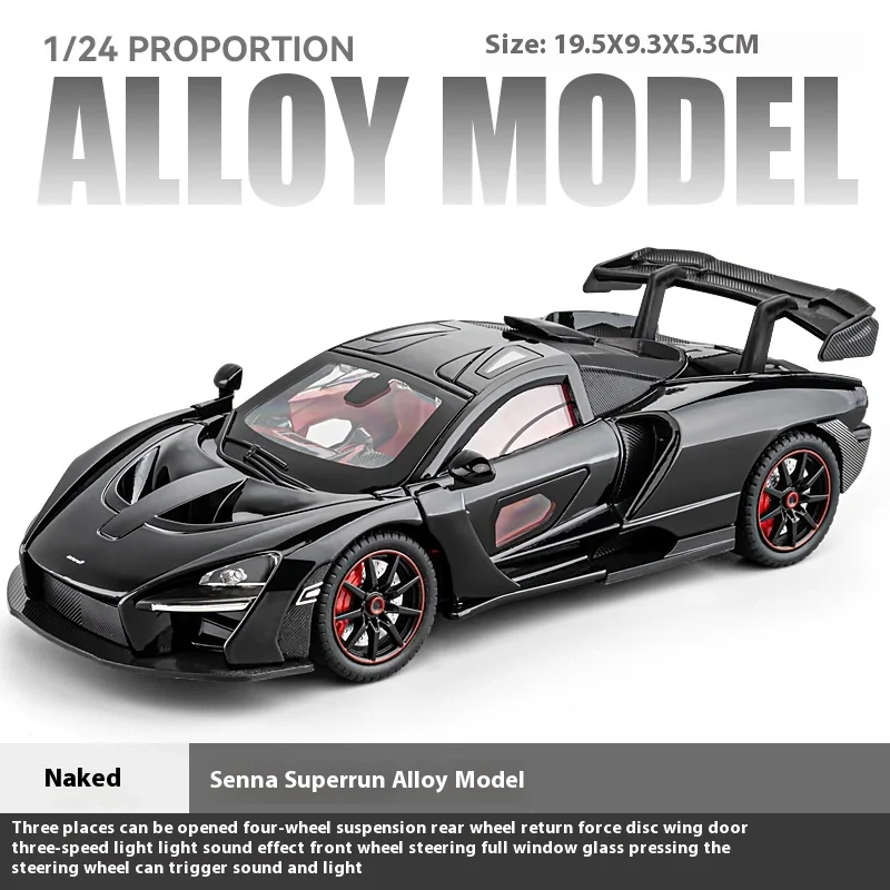 1:24 Mclaren Senna Super Sports Mini GT Alloy Diecast Model