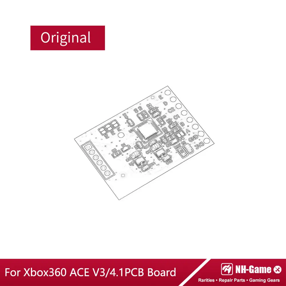 

10pcs/Lots Repair PCB Circuit Board For X360 Game Console ACE V4.1/V3 /V5/V3+ Plus For Xbox360 PCB Adapter