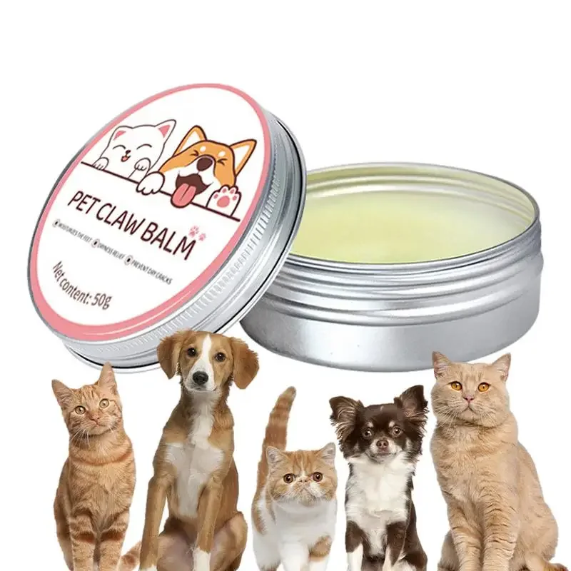 Dog Nose and Paw Balm Dog Paw Cream Cats Dogs Paw Protector Cream Pet Feet Moisturizer Pet Crack Feet Repair Pet Accessories