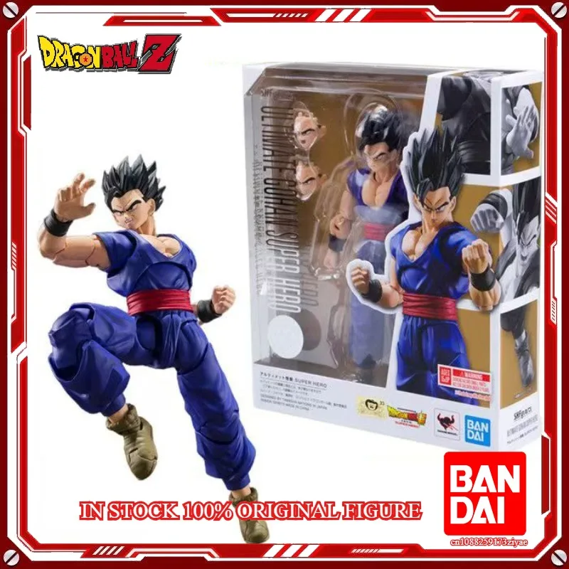 

100% оригинал в наличии Bandai Dragon Ball Аниме Фигурка Сон Гохан 14 см SHF Супергерой Фигурка Кукла Модель Игрушки для детей