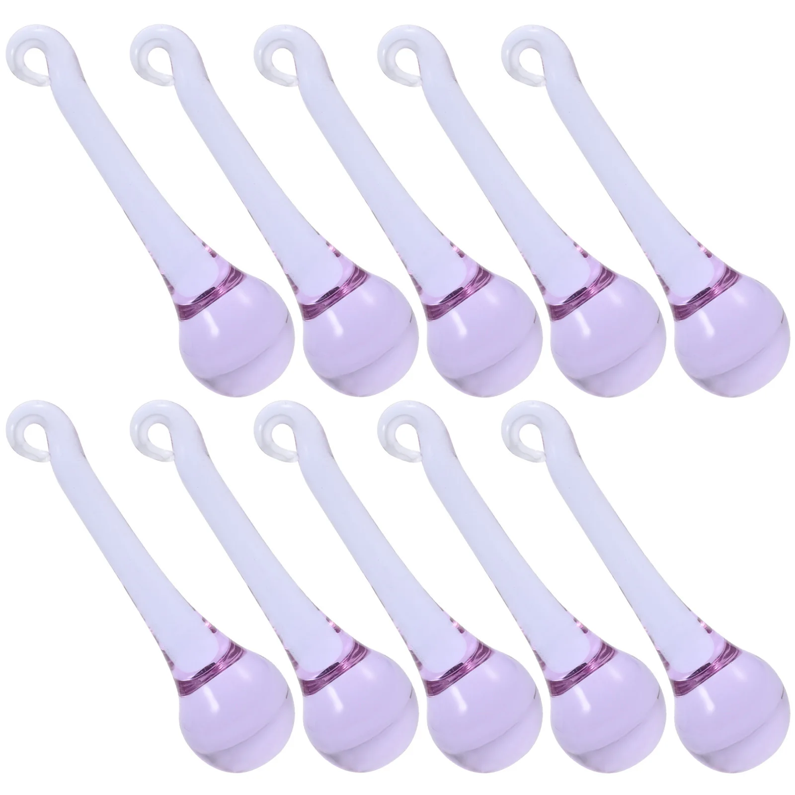 

10Pcs Crystal Pendant High Grade Colored Optical Glass Rainbow Prism Light Hanging Decoration Chandelier Crystals Ornament