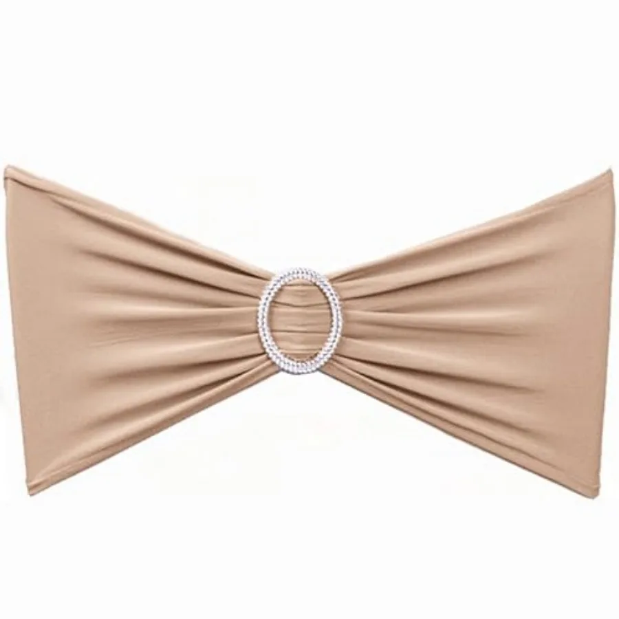 

Свадебные ленты для стульев, 100 шт., эластичные банты из спандекса с пряжками для украшения вечеринок, банкетов и дней рождения