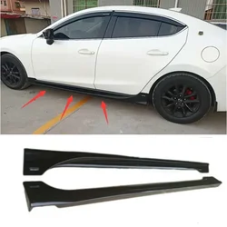 Fits For Mazda 3 Axela 2014 2015 2016 2017 2018 2019 High Quality 2Pcs/1Set ABS Paint Side Skirt Body Kit Protector Cover