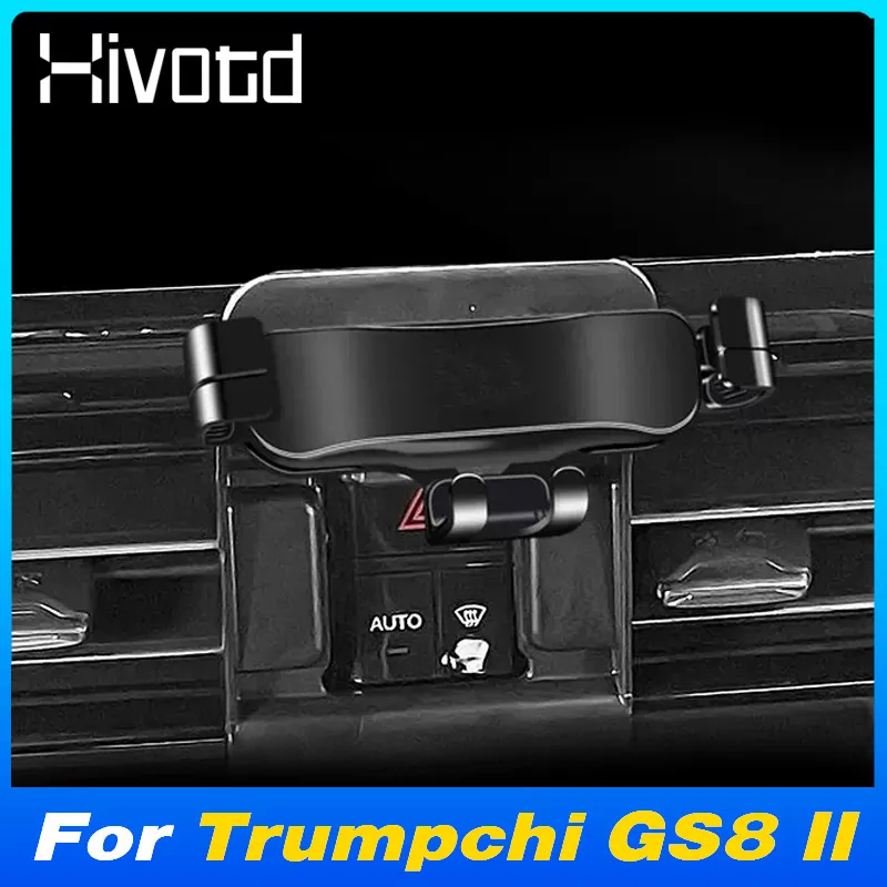 

Car Phone Holder For GAC Trumpchi GS8 II 2023 Central Control Mount Stand Air Condition Outlet Interior Navigation Accessories