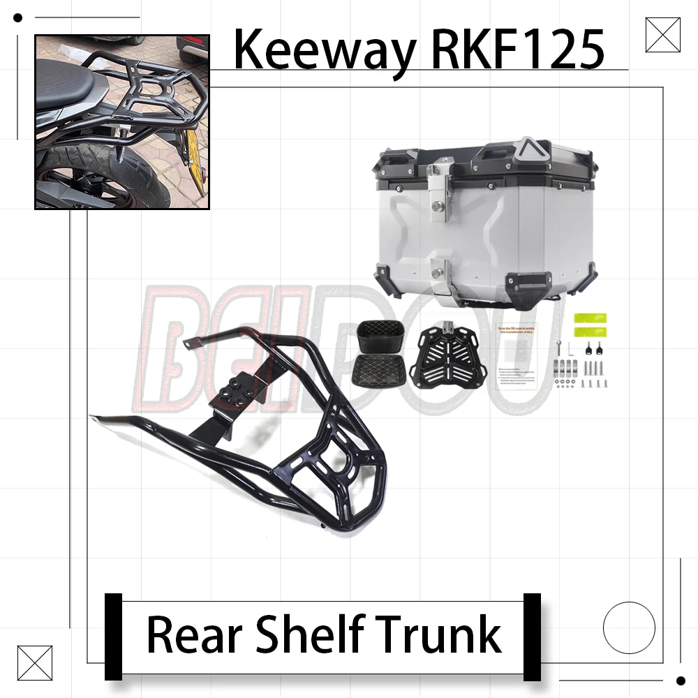 

New For Keeway RKF125 125RKF Benelli RKF 125 Motorcycle Rear Rack Rear Tail Rack Tail Box Rack Tail Box Trunk BJ150-31