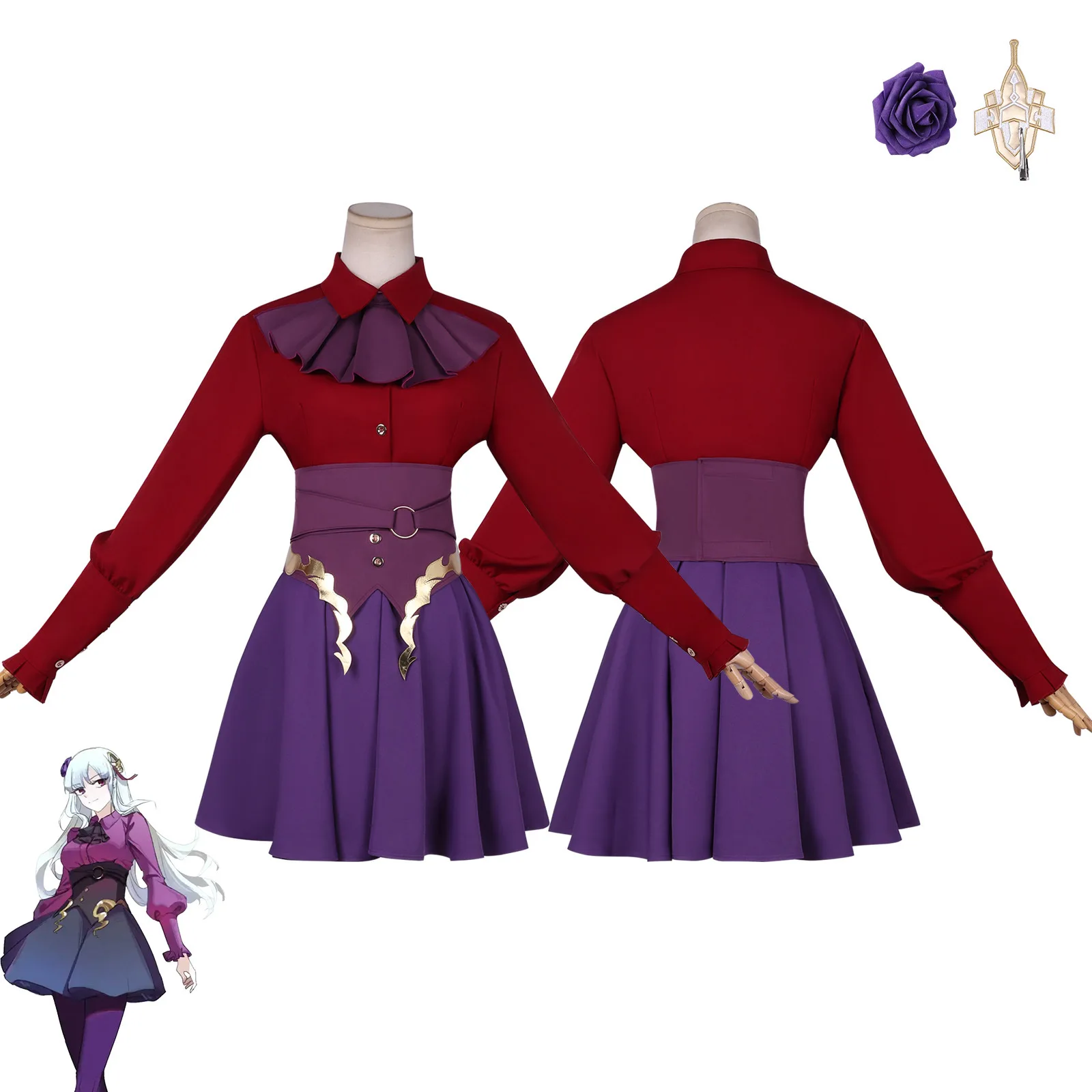 

Fate/strange Fake Ishtar Dress Cosplay Costume Anime Character Halloween Masquerade Performance Clothing for Women
