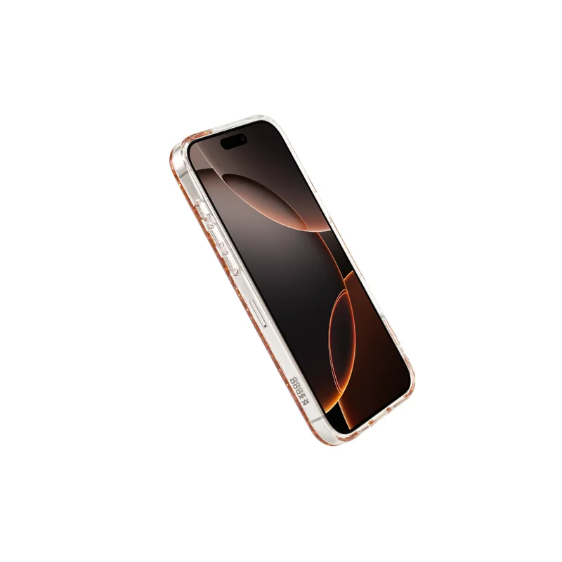 KZDOO Mag Flowers Dried Small Floral Clear Shell Magnetic Anti-drop Shockproof Luxury Case for iPhone 16/16Plus/16 Pro/16Pro Max