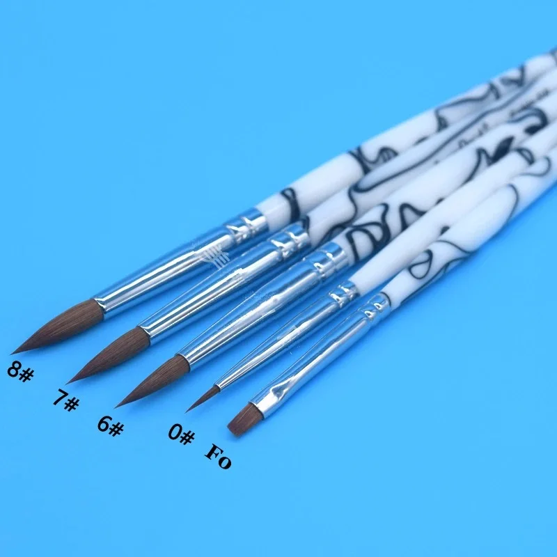 3pcs Dental Lab Porcelain Ceramic Finest Sable Ermine Brush Pen Set Tool Dental Lab Porcelain Applying Pen